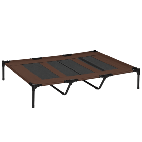 XL Elevated Dog Bed, Outdoor Raised Dog Bed, Portable Pet Cot w/Carry Bag Metal Frame Breathable Mesh Indoor and Outdoor Tan XL Elevated Dog Bed, Outdoor Raised Dog Bed, Portable Pet Cot w/Carry Bag Metal Frame Breathable Mesh Indoor and Outdoor Tan